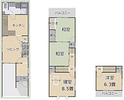 宇治市木幡中村の一戸建て