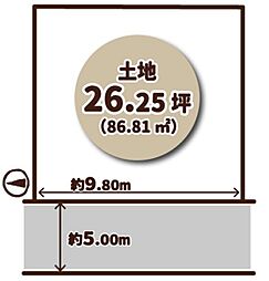 京都市伏見区向島吹田河原町の土地