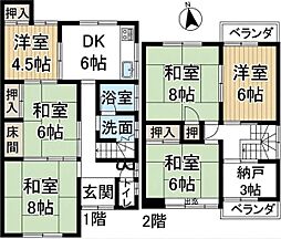 宇治市五ケ庄日皆田の一戸建て