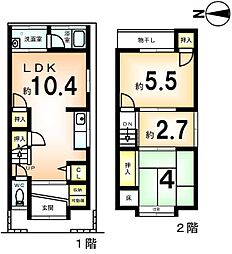 右京区西京極西衣手町貸家