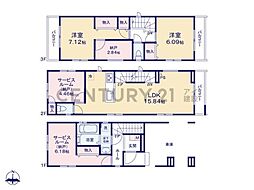 川崎市幸区戸手本町2丁目　新築一戸建て