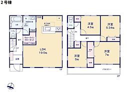 大和市西鶴間7丁目　新築一戸建て