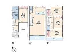 横浜市西区浅間町4丁目　新築一戸建て