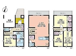 横浜市鶴見区下末吉5丁目　中古一戸建て