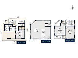 川崎市中原区小杉御殿町2丁目 新築一戸建て