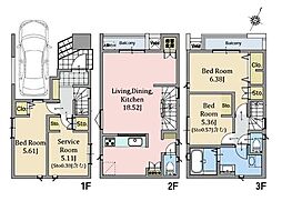 横浜市鶴見区上末吉4丁目 新築一戸建て