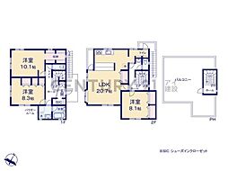 川崎市高津区梶ケ谷3丁目　中古一戸建て