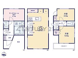 川崎市幸区戸手1丁目　新築一戸建て