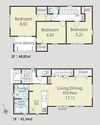綾瀬市寺尾本町3丁目の一戸建て