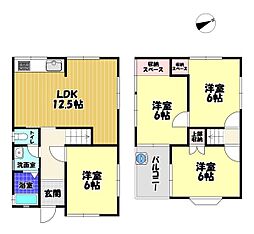山中田町1丁目　貸家