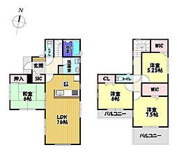 富田林市 廿山2丁目 新築一戸建　6号棟