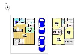 富田林市南大伴町2丁目　新築一戸建　2号棟