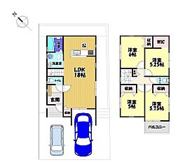 大阪狭山市大野台5丁目 新築一戸建 2号棟