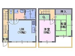 貸家　長岡二丁目13-12　西