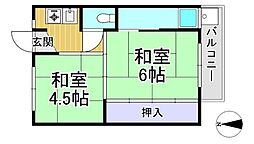 ビレッジハウス長岡3号棟 105