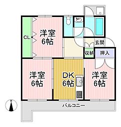 円明寺ヶ丘団地C棟405号