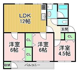竹の台団地Ｃ2棟　502号