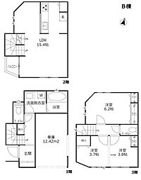 南区睦町1丁目　全2棟Ｂ棟