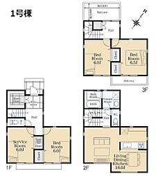 川崎区池上新町2丁目　全2棟1号棟