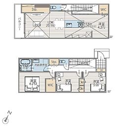 神奈川区西大口　全2棟1号棟