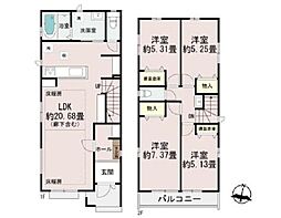 青葉区新石川4丁目　全5棟Ｃ号棟