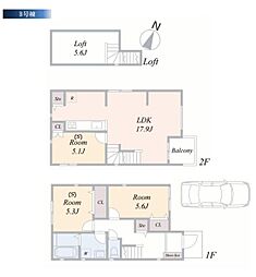 神奈川区羽沢南2丁目　全2棟B号棟