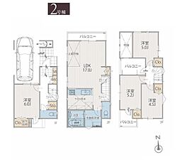 保土ケ谷区仏向西　全3棟2号棟