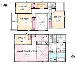 栄区桂台西二丁目　全3棟3号棟