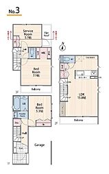 鶴見区潮田町1丁目2期　全3棟3号棟