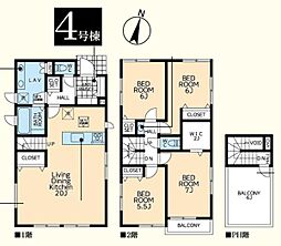 中区寺久保　全4棟4号棟