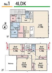 鶴見区梶山2丁目　全2棟1号棟