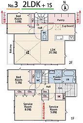 港北区新吉田東1丁目3期　全5棟3号棟