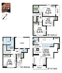 幸区戸手4丁目2期 全10棟7号棟