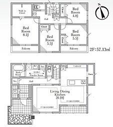鎌倉市手広　全2棟1号棟