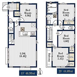 金沢区能見台通　全2棟2号棟