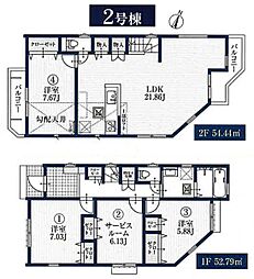 港北区篠原東2丁目　全2棟2号棟