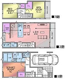 金沢区釜利谷東1丁目 全2棟2号棟