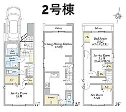 川崎区小田5丁目　全2棟2号棟