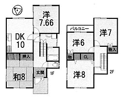 草津市新浜町の一戸建て