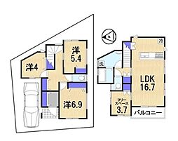 大津市別保２丁目の一戸建て