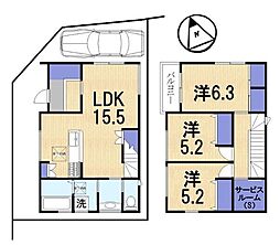 新築一戸建 1号地 全2区画