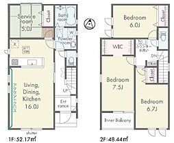 新築一戸建　2号棟　1期
