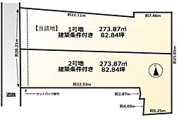 条件付　1号地／2区画