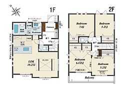 新築一戸建　2号棟　全3区画