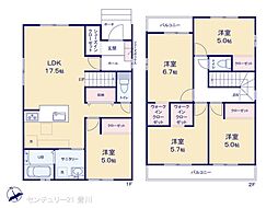 岡崎市六名南２丁目の一戸建て