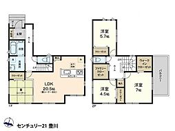 豊田市東新町3丁目の一戸建て