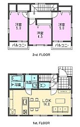 旭区笹野台4丁目　全2棟Ｂ棟