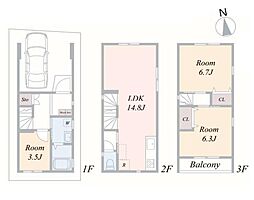 幸区紺屋町　新築分譲　全3棟　B号棟