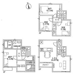 南区清水ケ丘　全3棟Ｂ号棟