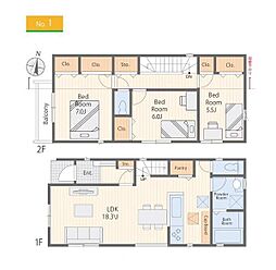 港北区篠原北1丁目　全2棟1号棟